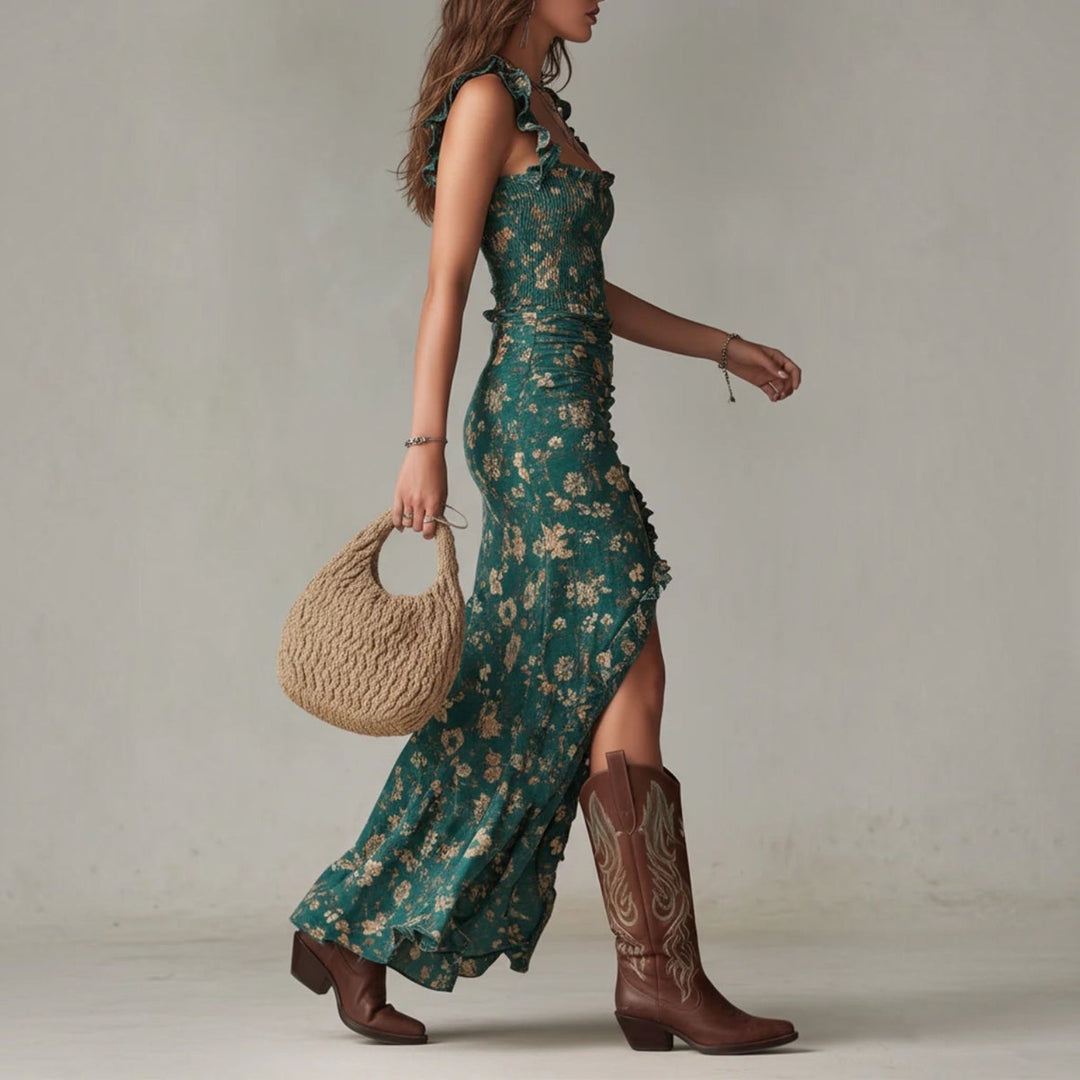 Calla™ | Robe maxi bohème imprimée