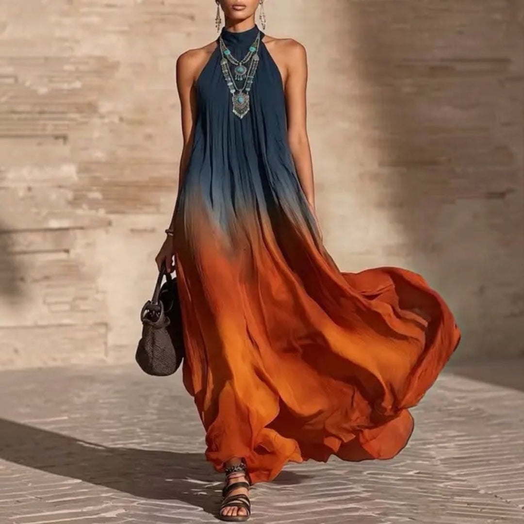 PAULA™ | Robe Longue Élégance Dégradée