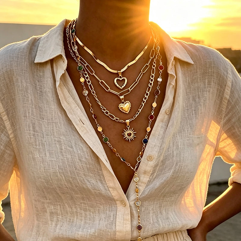 Collier Pendentif Vintage