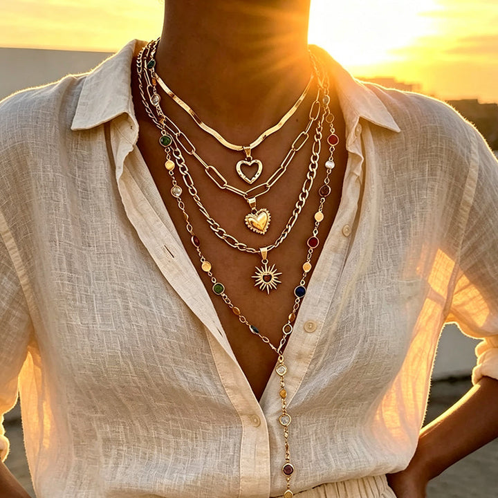 Collier Pendentif Vintage