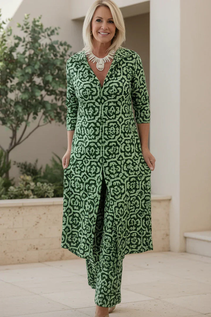 LEYLA - ENSEMBLE D'ÉLÉGANCE GÉOMÉTRIQUE