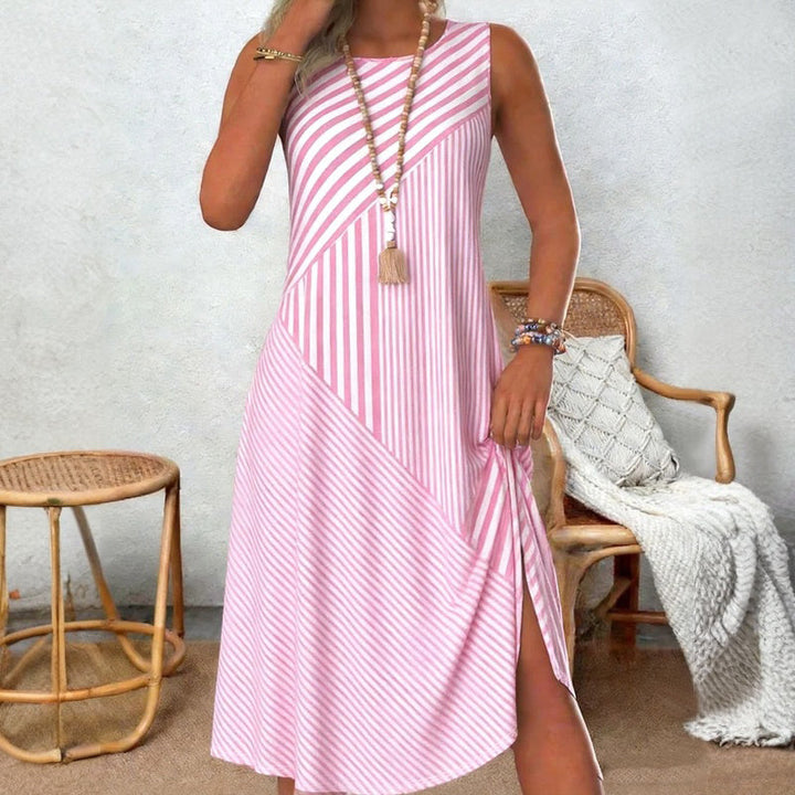 Robe Rayée Décontractée