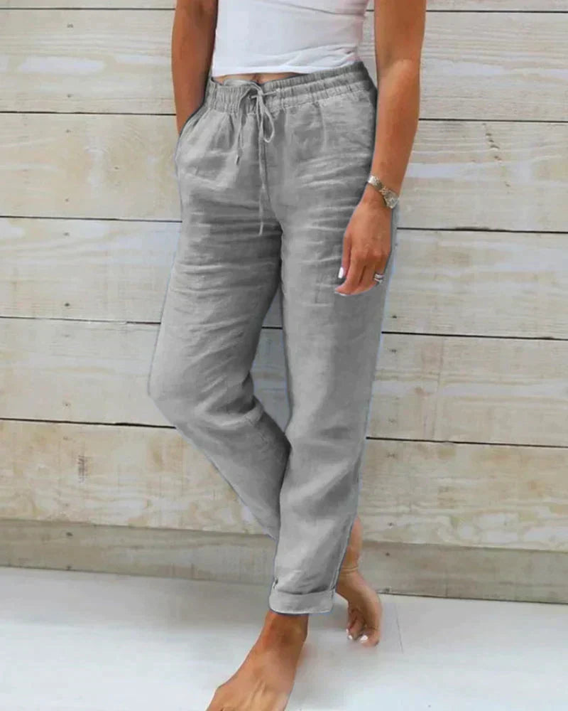 Elena - Pantalon en lin élégant
