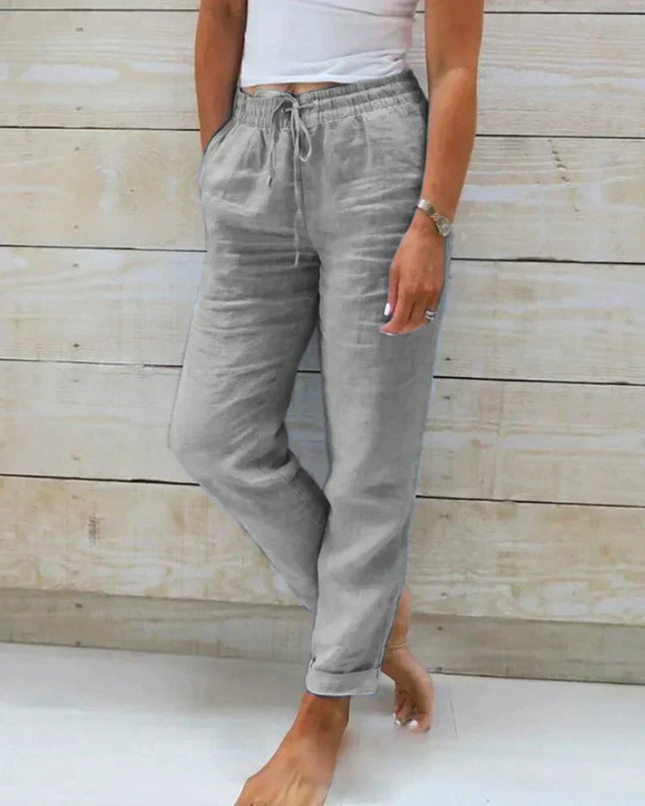 Elena - Pantalon en lin élégant