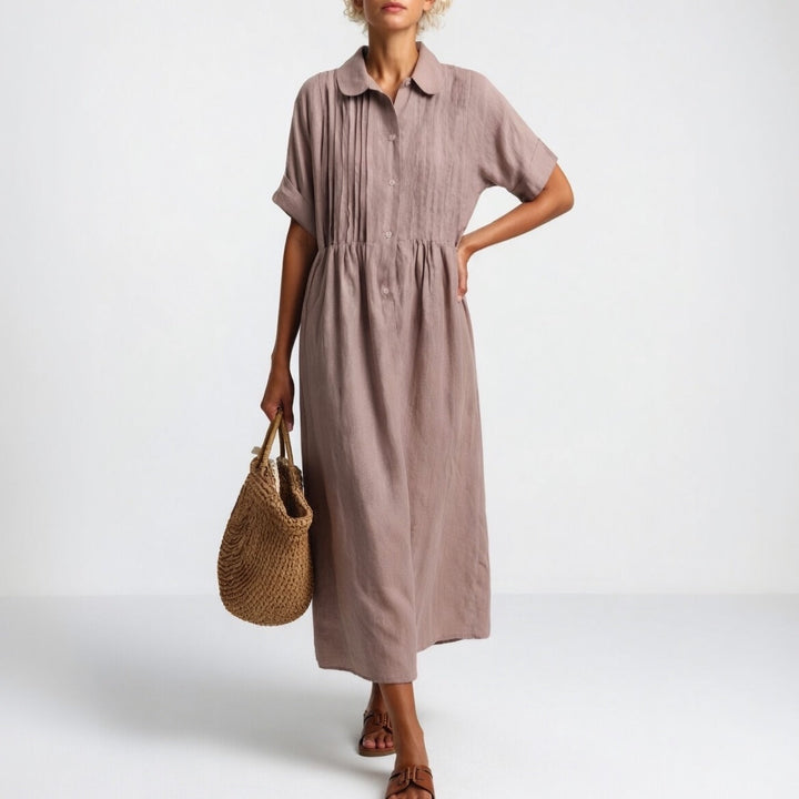 Lysandra™ | Robe chemise fluide d’été