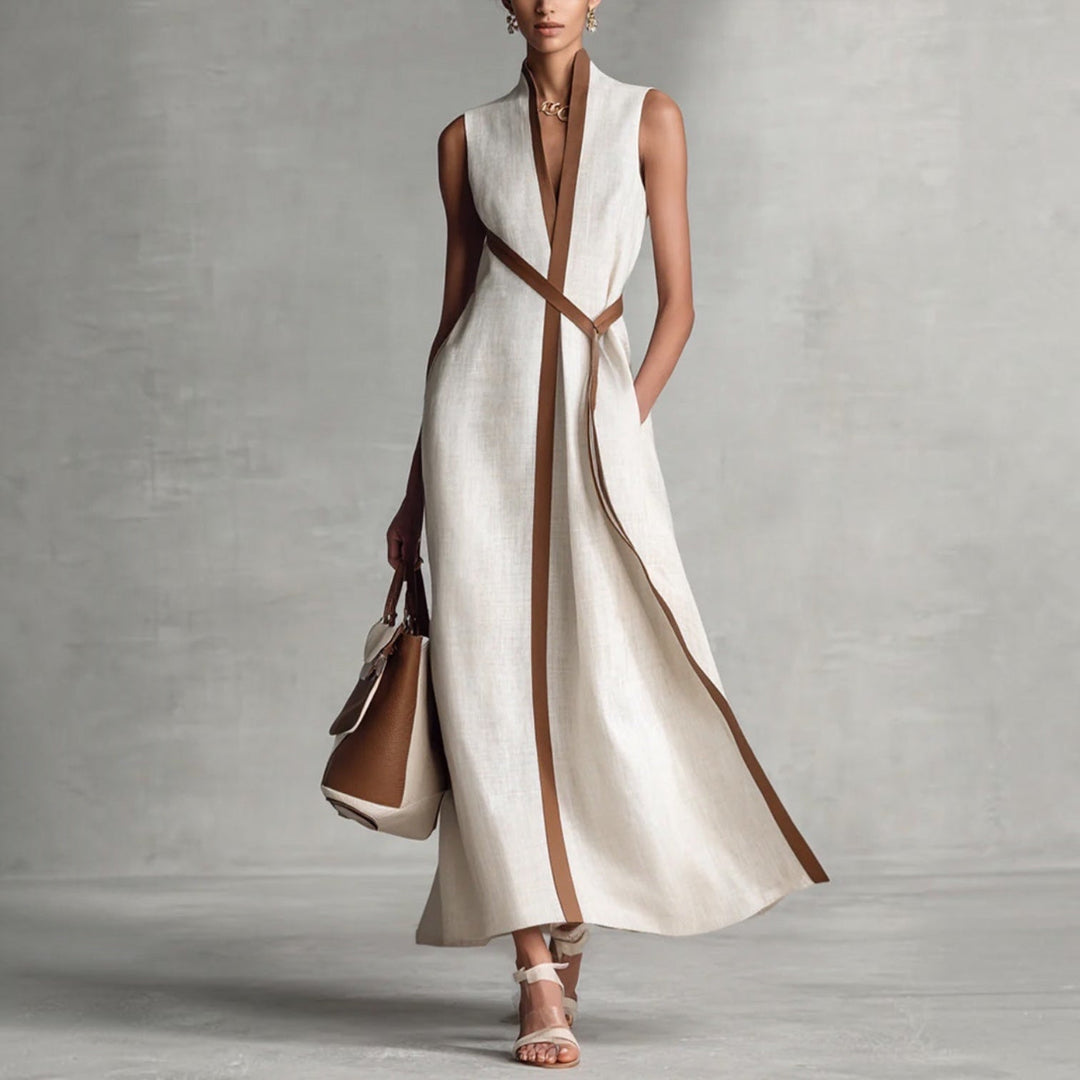 Élira™ | Robe en lin élégante et respirante