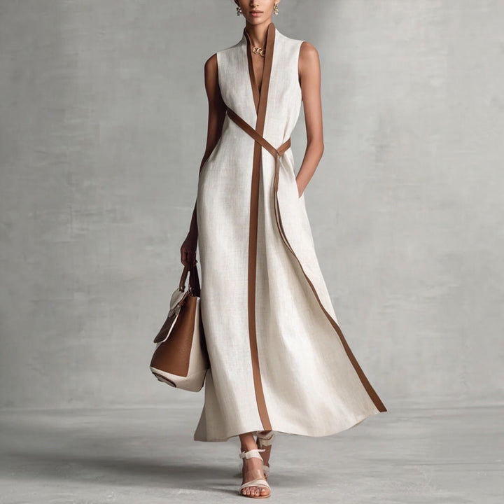 Élira™ | Robe en lin élégante et respirante