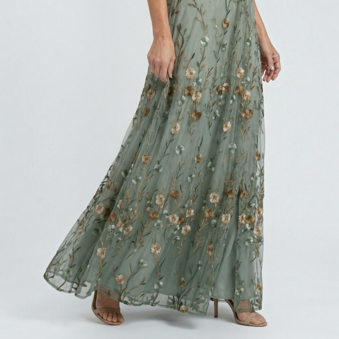 Cassia™ | Robe Midi Élégante à Col Halter