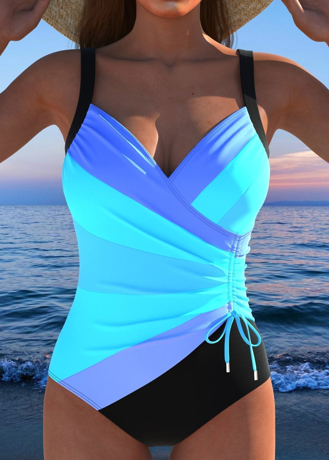 Éloria – Maillot de bain élégant à imprimé coloré