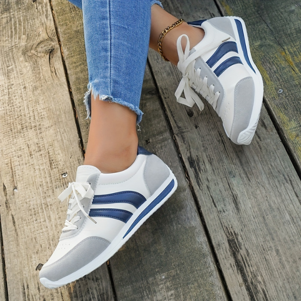 Lina | Baskets Confortables à Lacets Style Casual