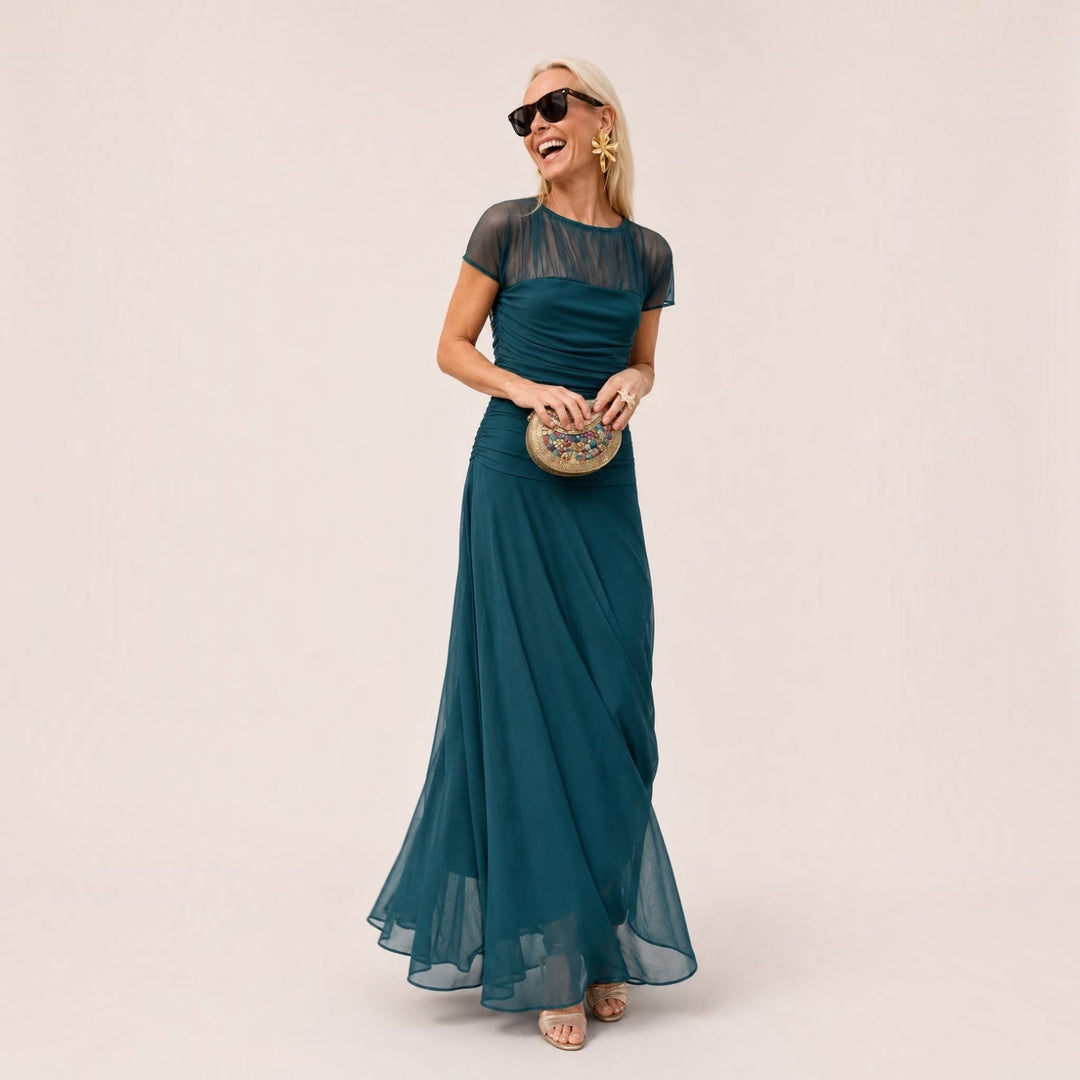 LAUREN™ | Robe Élégante en Mousseline