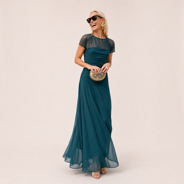 LAUREN™ | Robe Élégante en Mousseline