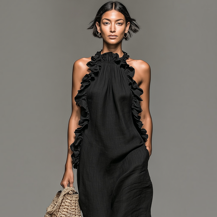 Lua™ | Maxi Robe Élégante à Poches