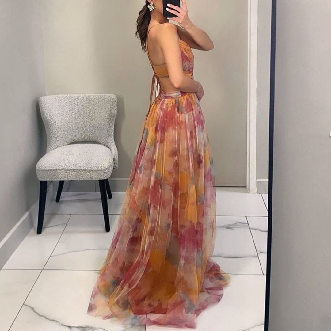GISELLE™ | Robe Longue Florale Élégante