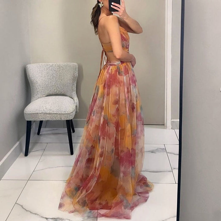 GISELLE™ | Robe Longue Florale Élégante