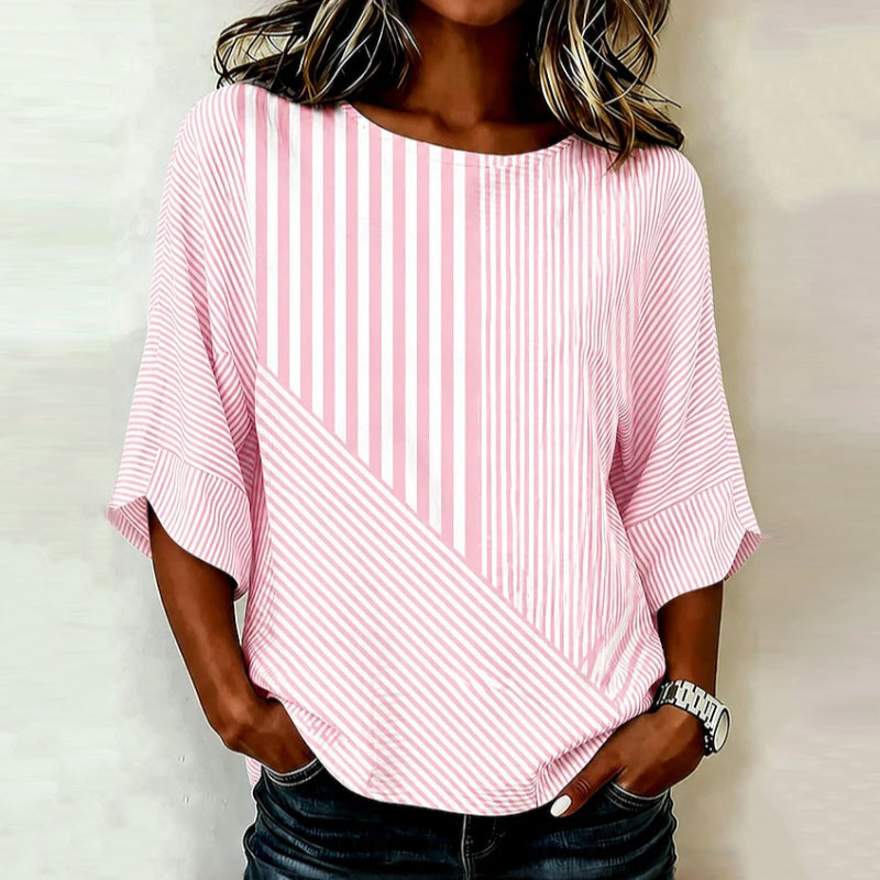 Blouse Rayée Décontractée