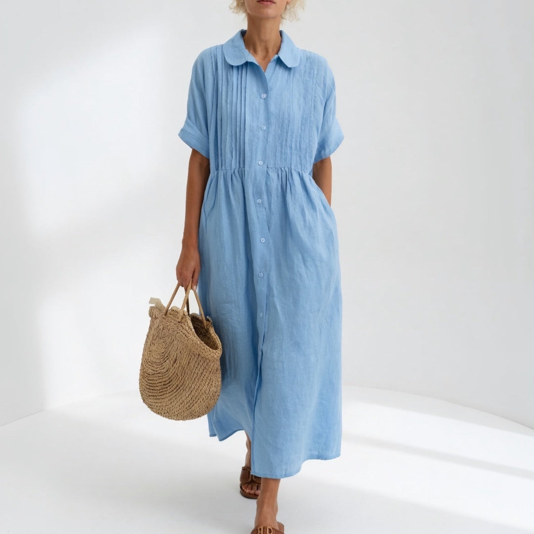 Lysandra™ | Robe chemise fluide d’été