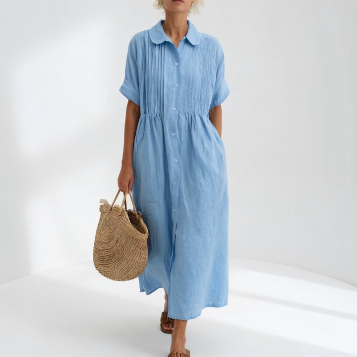 Lysandra™ | Robe chemise fluide d’été