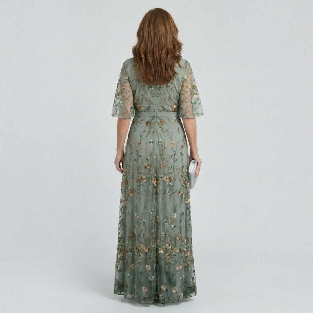 Cassia™ | Robe Midi Élégante à Col Halter