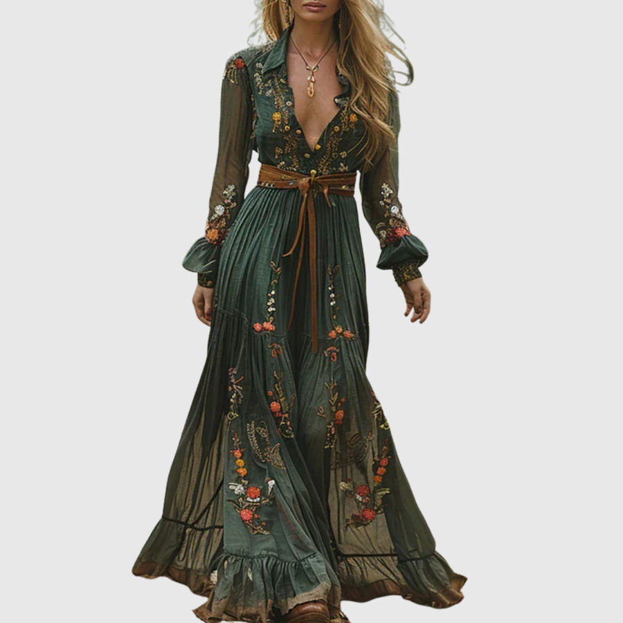Alina Soleil - Romantic Boho Maxi Dress