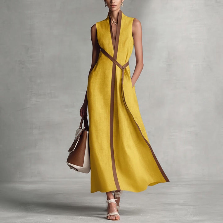 Élira™ | Robe en lin élégante et respirante