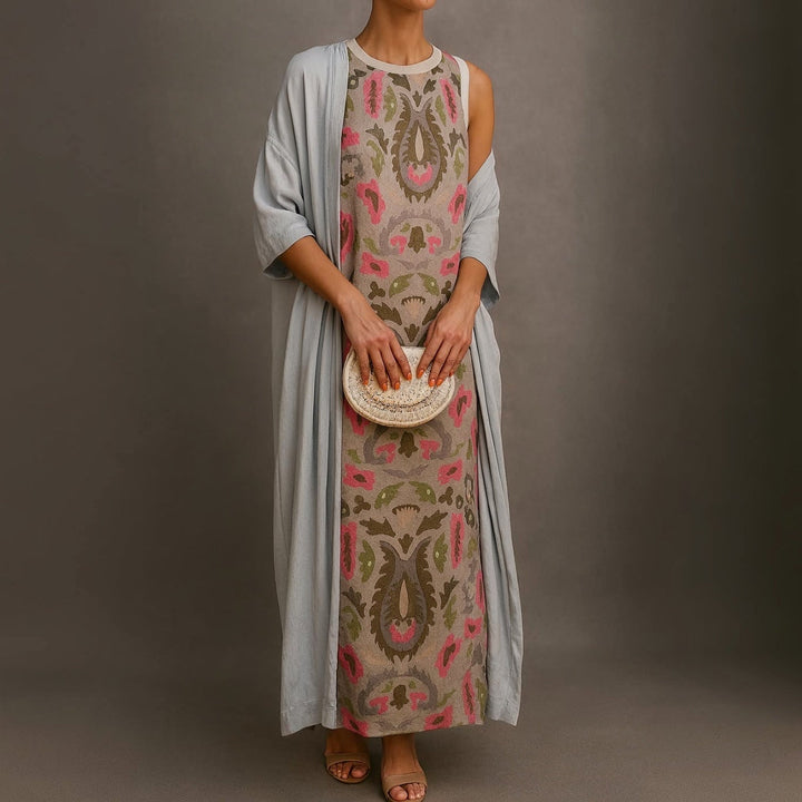 Élina™ | Robe longue imprimée