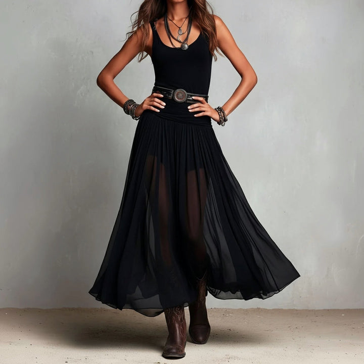 Odette™ | Robe maxi en tulle élégante