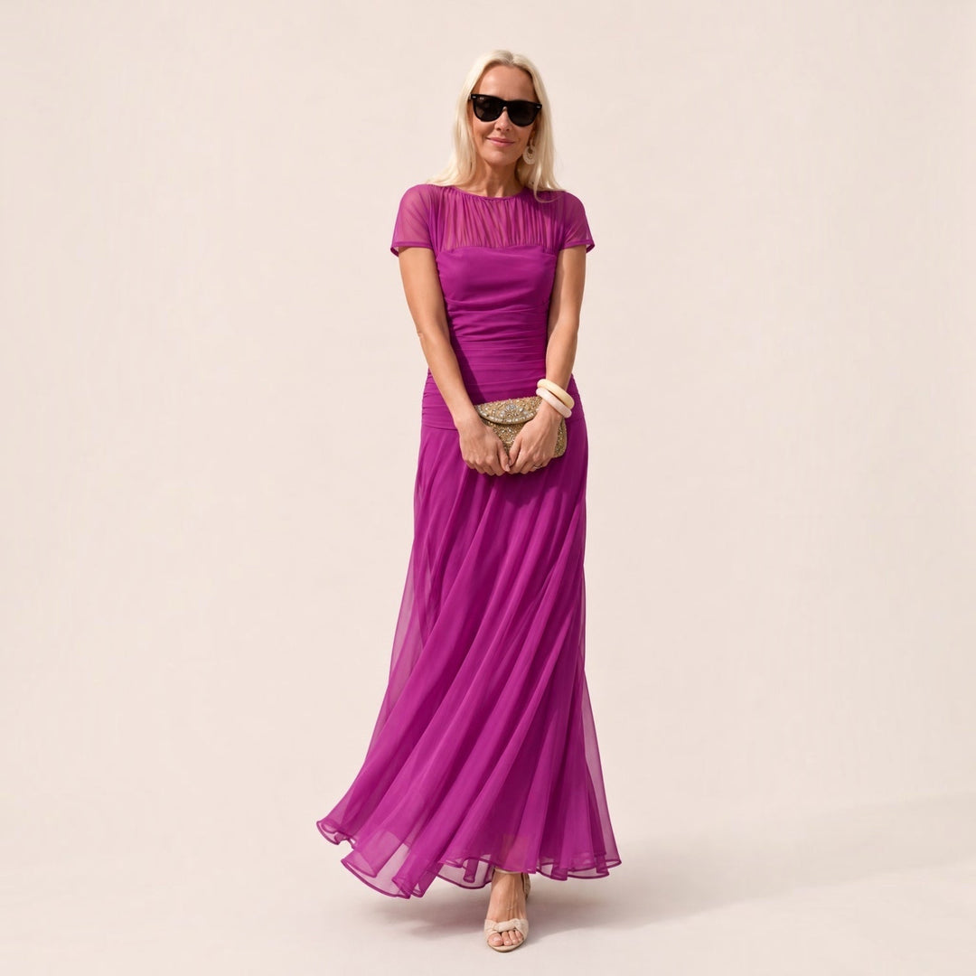 LAUREN™ | Robe Élégante en Mousseline