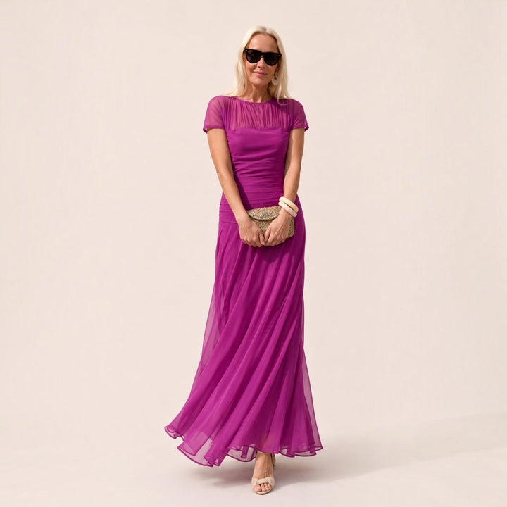 LAUREN™ | Robe Élégante en Mousseline