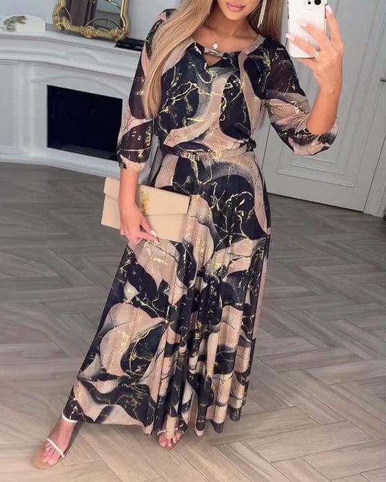 Daisy - Breathable Floral Chiffon Dress