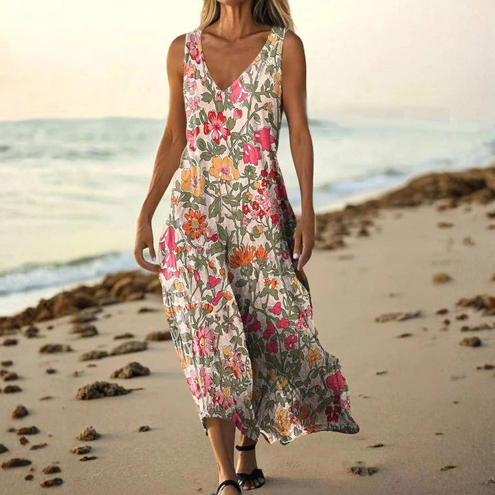Robe Vintage À Imprimé Floral