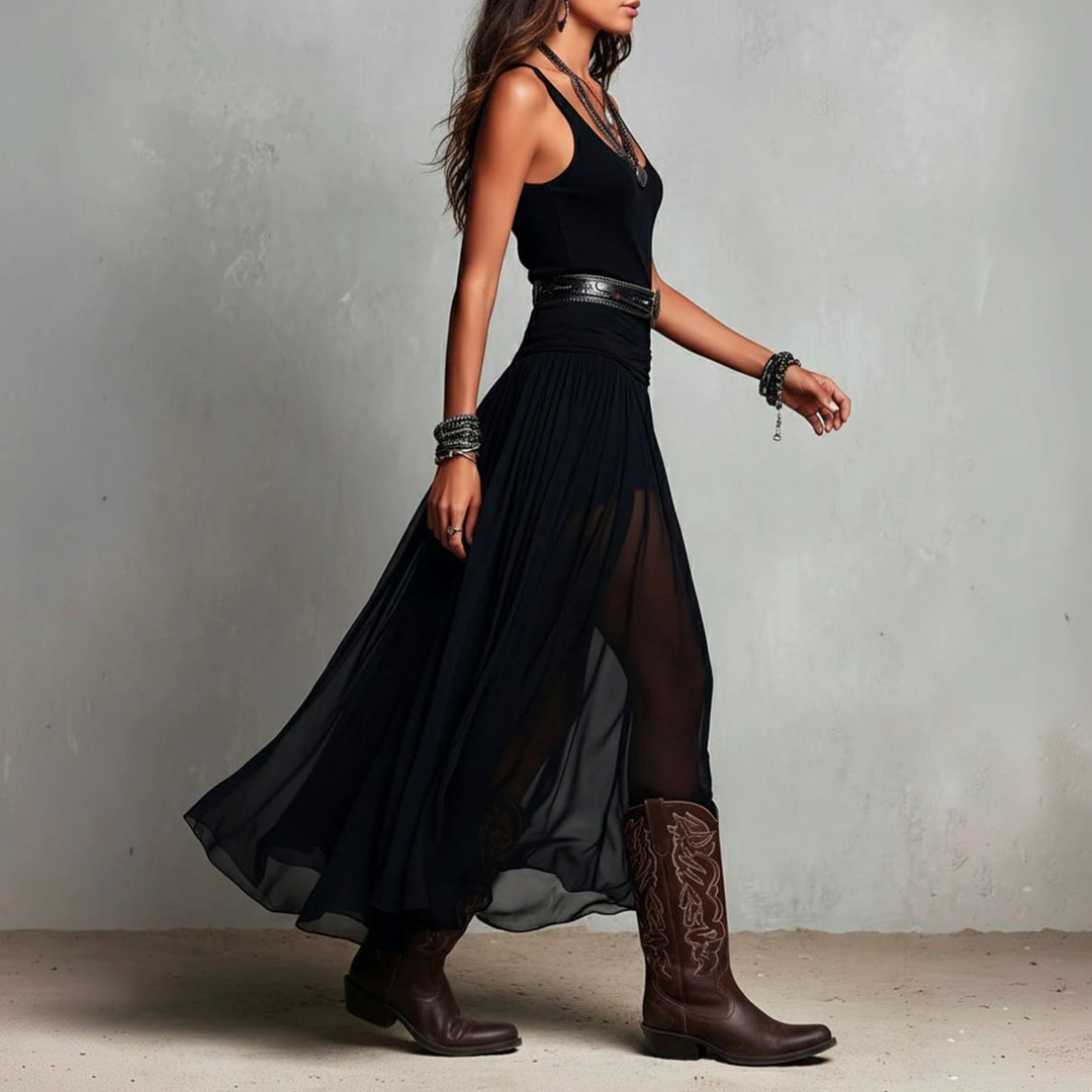 Odette™ | Robe maxi en tulle élégante