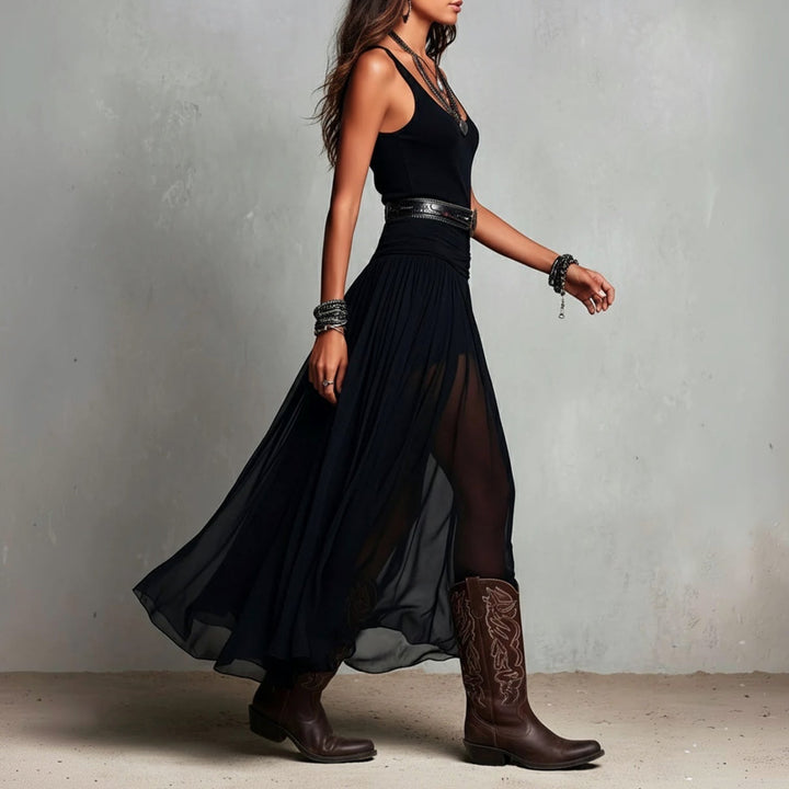 Odette™ | Robe maxi en tulle élégante