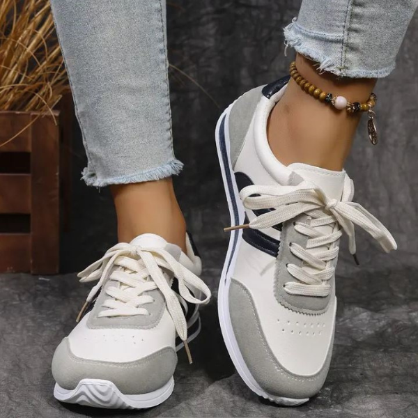 Lina | Baskets Confortables à Lacets Style Casual