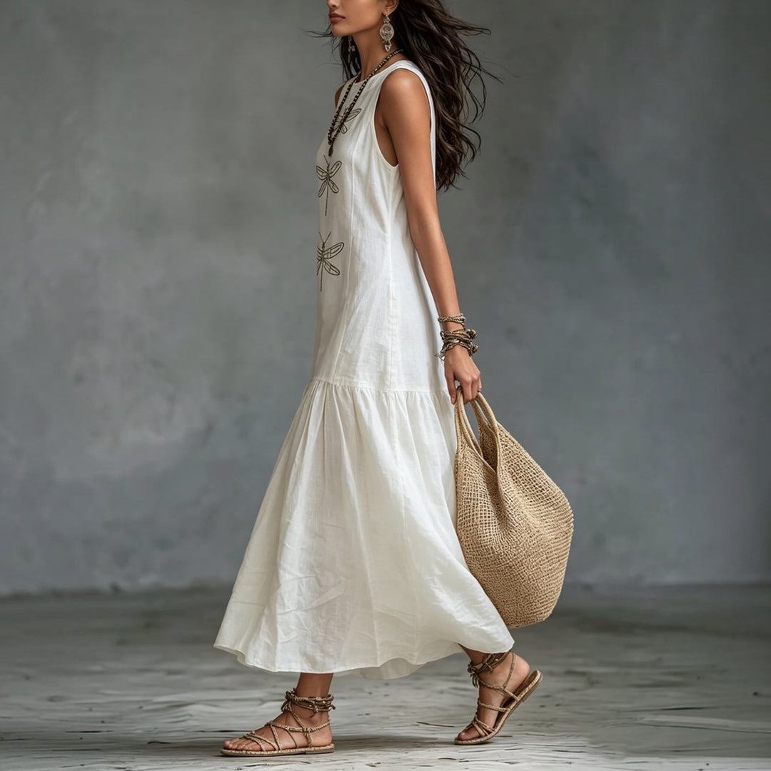 Geneviève™ | Robe Maxi Sans Manches