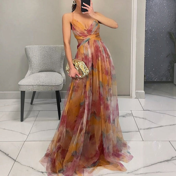 GISELLE™ | Robe Longue Florale Élégante
