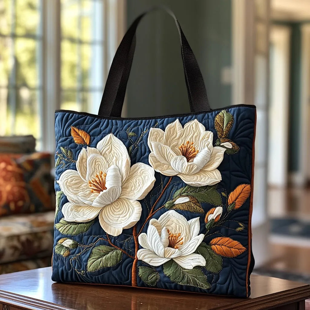 Sac Artisanal Matelassé Magnolia Délicate