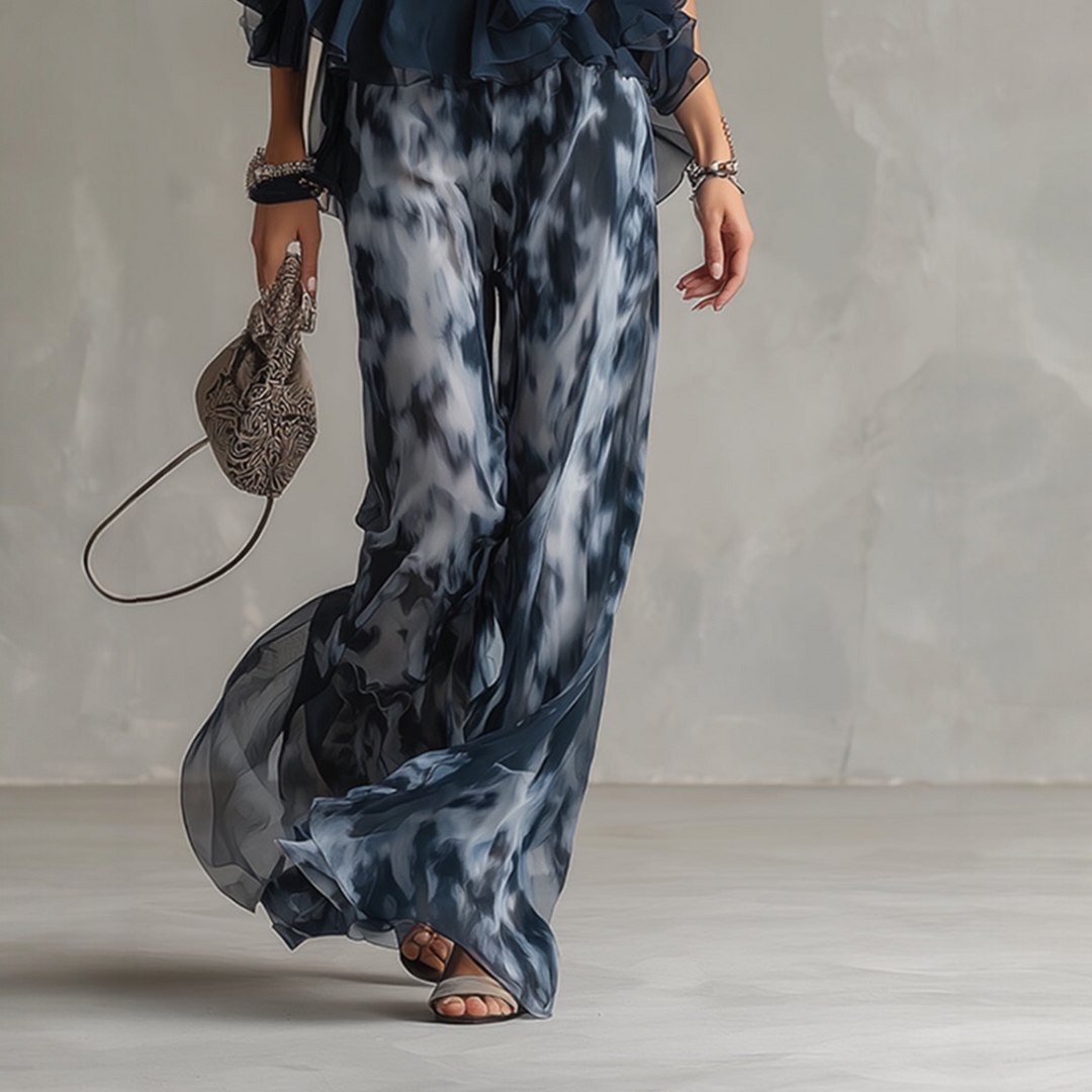 LUDOVICA™ | Ensemble Chiffon Col Haut