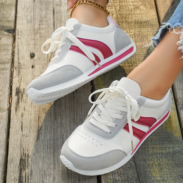 Lina | Baskets Confortables à Lacets Style Casual