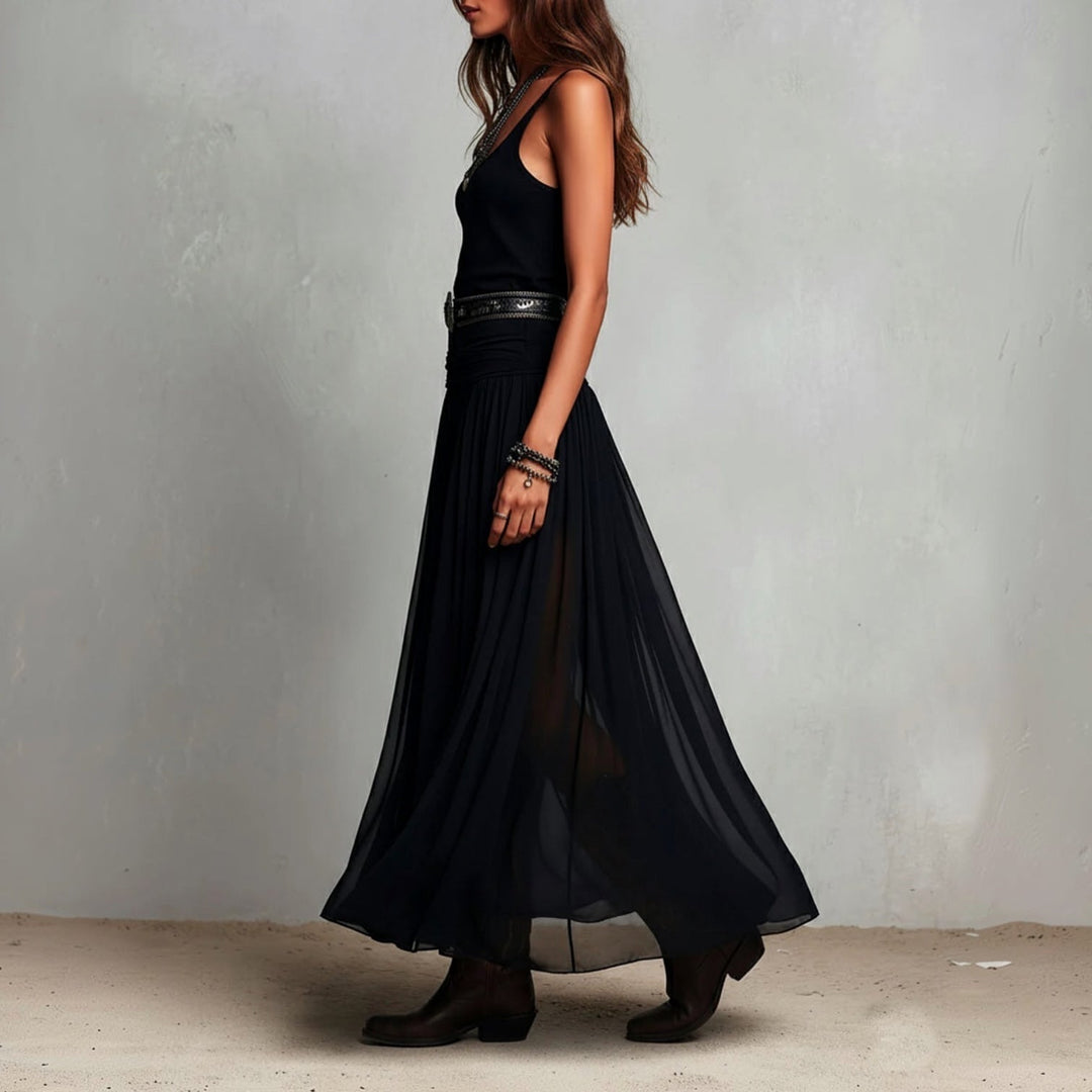 Odette™ | Robe maxi en tulle élégante