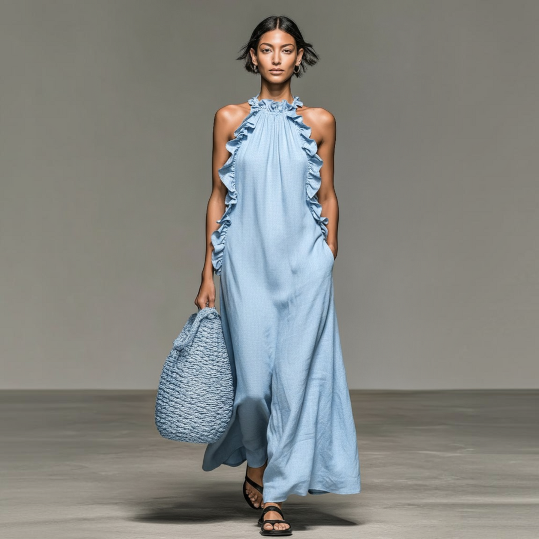Lua™ | Maxi Robe Élégante à Poches