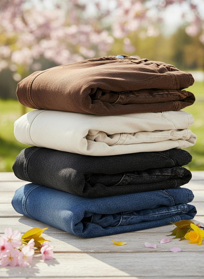 Lucie | Jean Barrel Crop Taille Haute & Coupe Décontractée