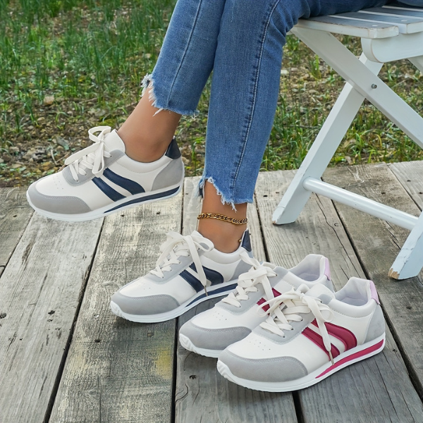 Lina | Baskets Confortables à Lacets Style Casual