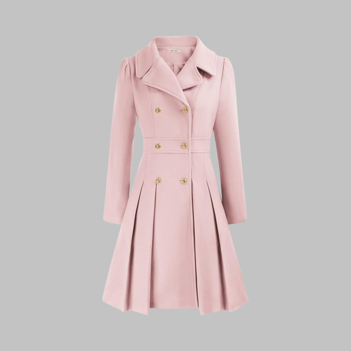 Amelia - Elegant Long Sleeve Coat