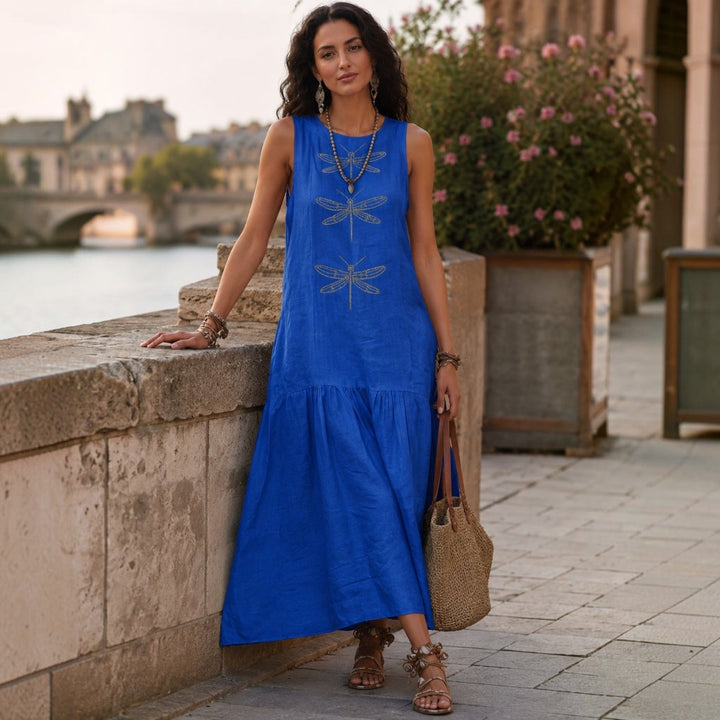Geneviève™ | Robe Maxi Sans Manches