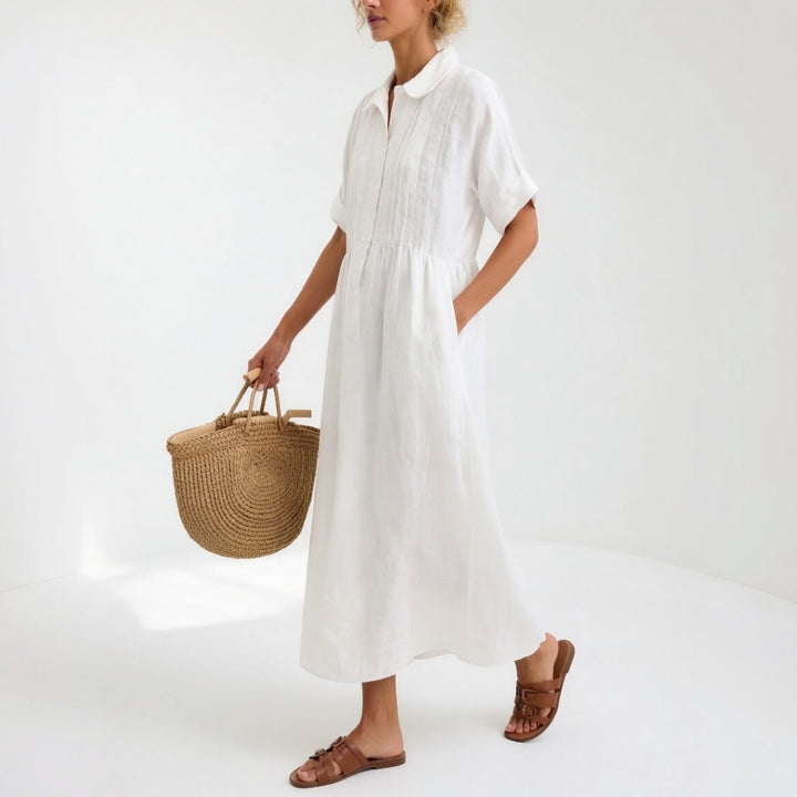 Lysandra™ | Robe chemise fluide d’été