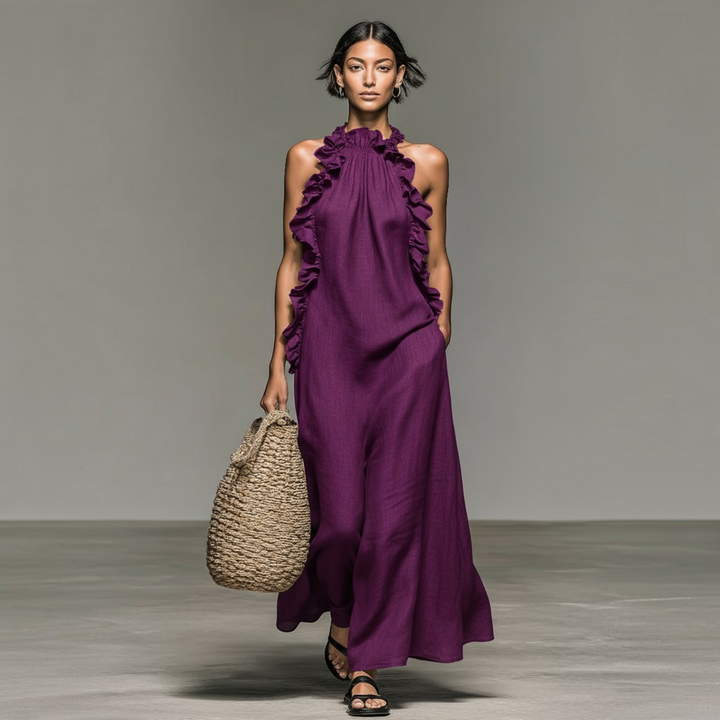 Lua™ | Maxi Robe Élégante à Poches