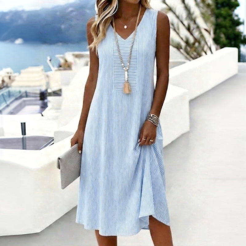 Robe Rayée Décontractée