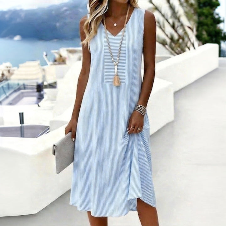 Robe Rayée Décontractée