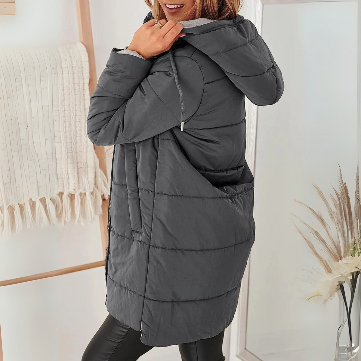 Ainsley - Casual Hooded Puffer Down Jacket